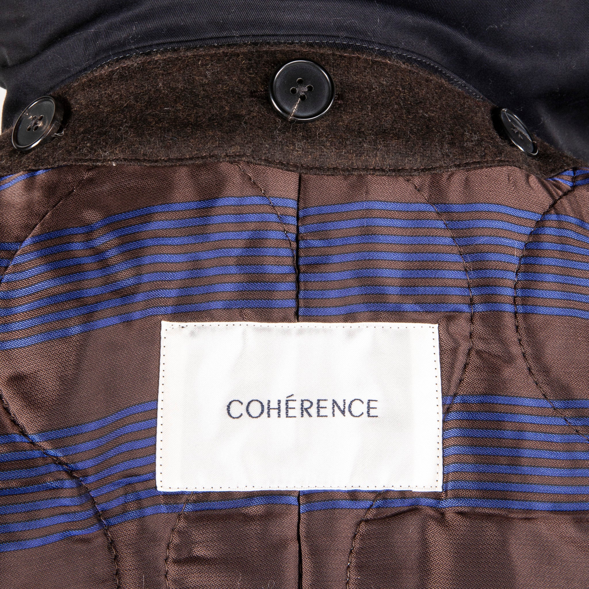 Cohérence Corb II Coat Gabardine II Dark Blue