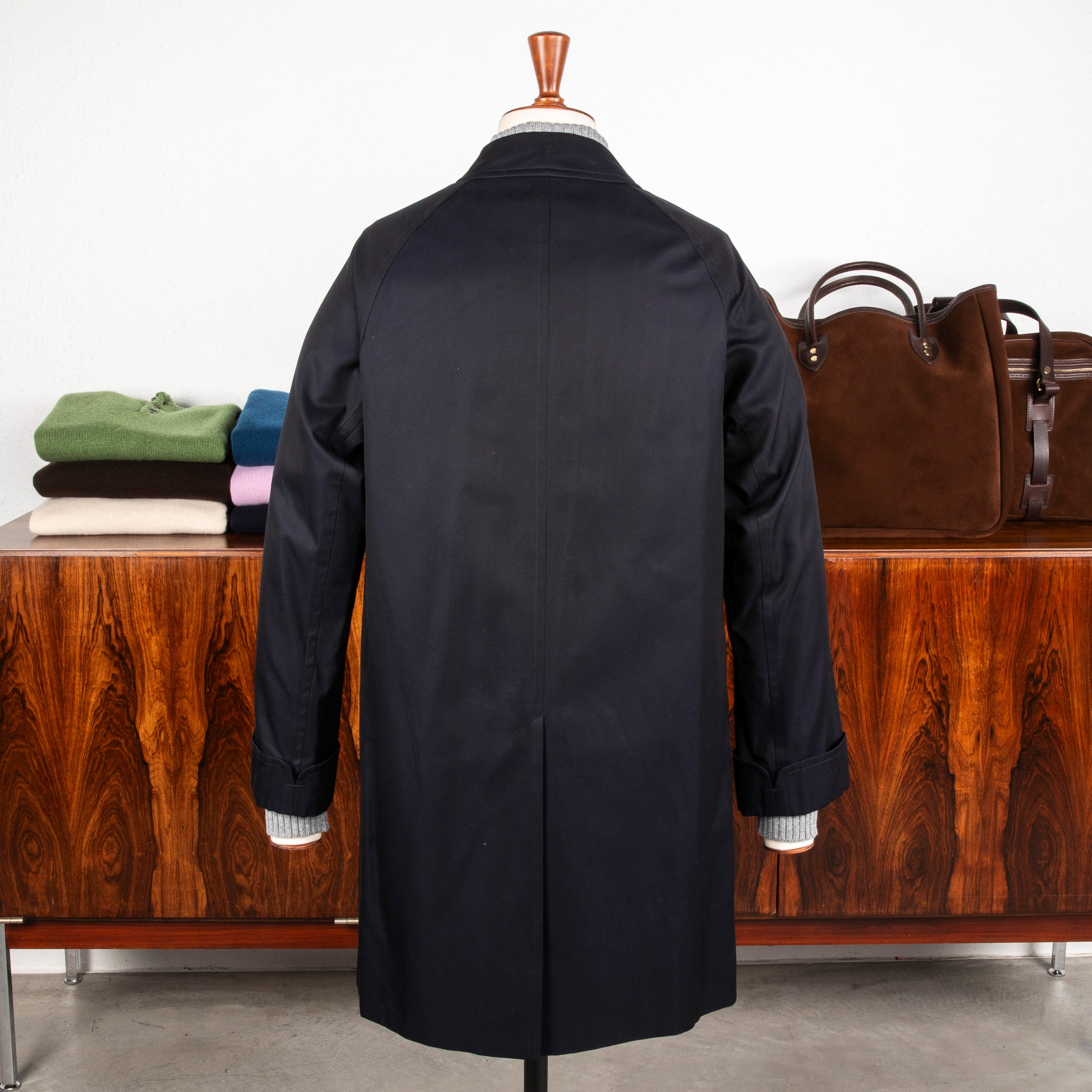 Cohérence Corb II Coat Gabardine II Dark Blue