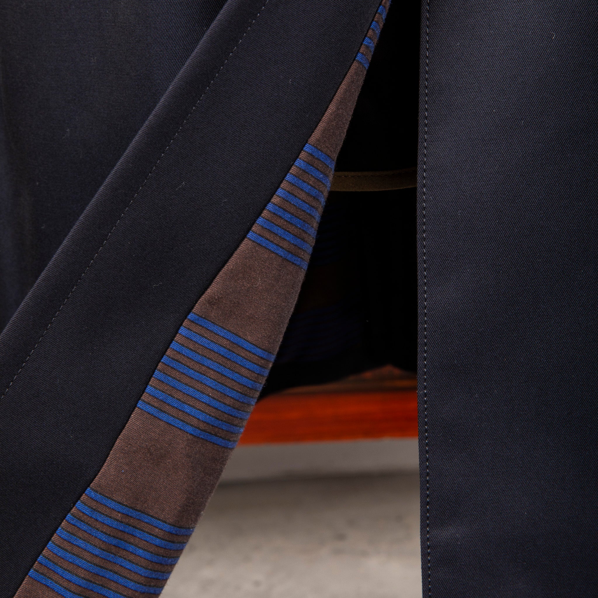 Cohérence Corb II Coat Gabardine II Dark Blue