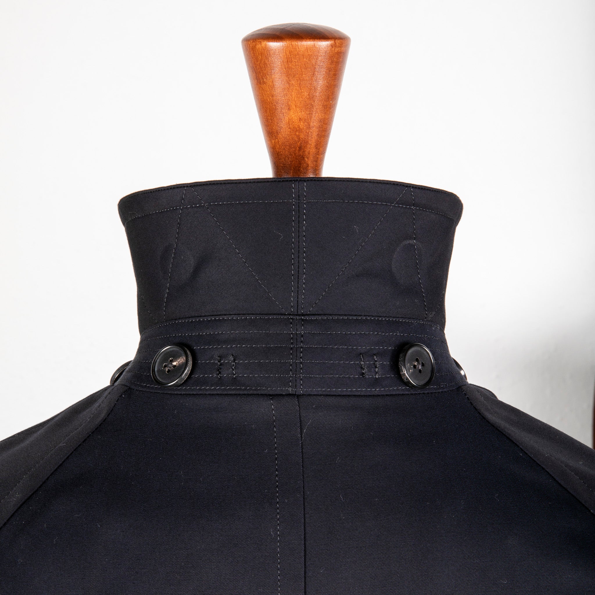 Cohérence Corb II Coat Gabardine II Dark Blue