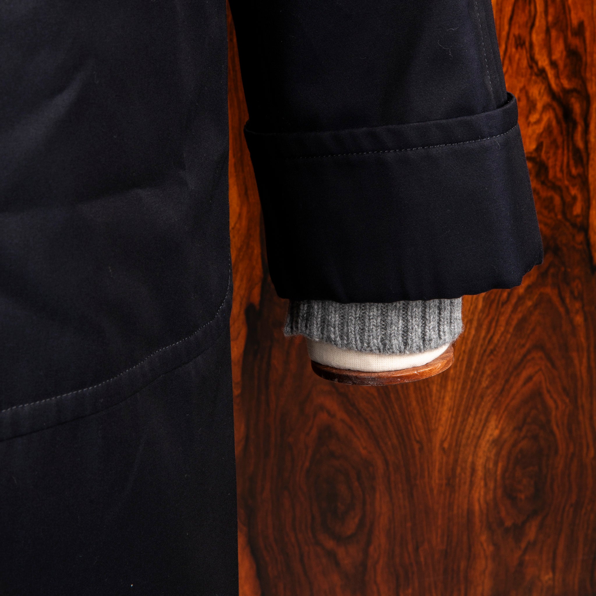 Cohérence Corb II Coat Gabardine II Dark Blue