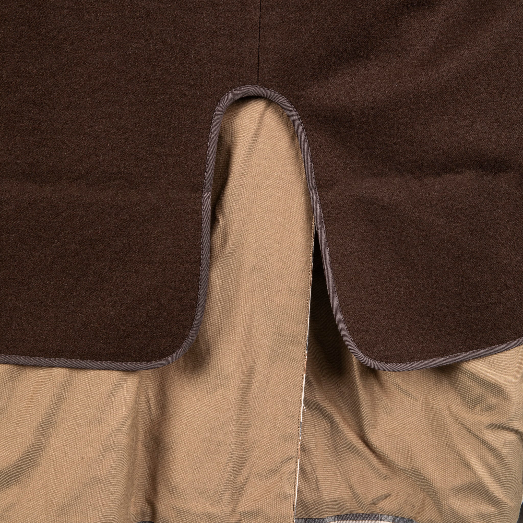 Cohérence Corb II Coat Gabardine Beige Check – Frans Boone Store