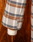 Cohérence Corb II Coat Gabardine Beige Check