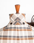 Cohérence Corb II Coat Gabardine Beige Check