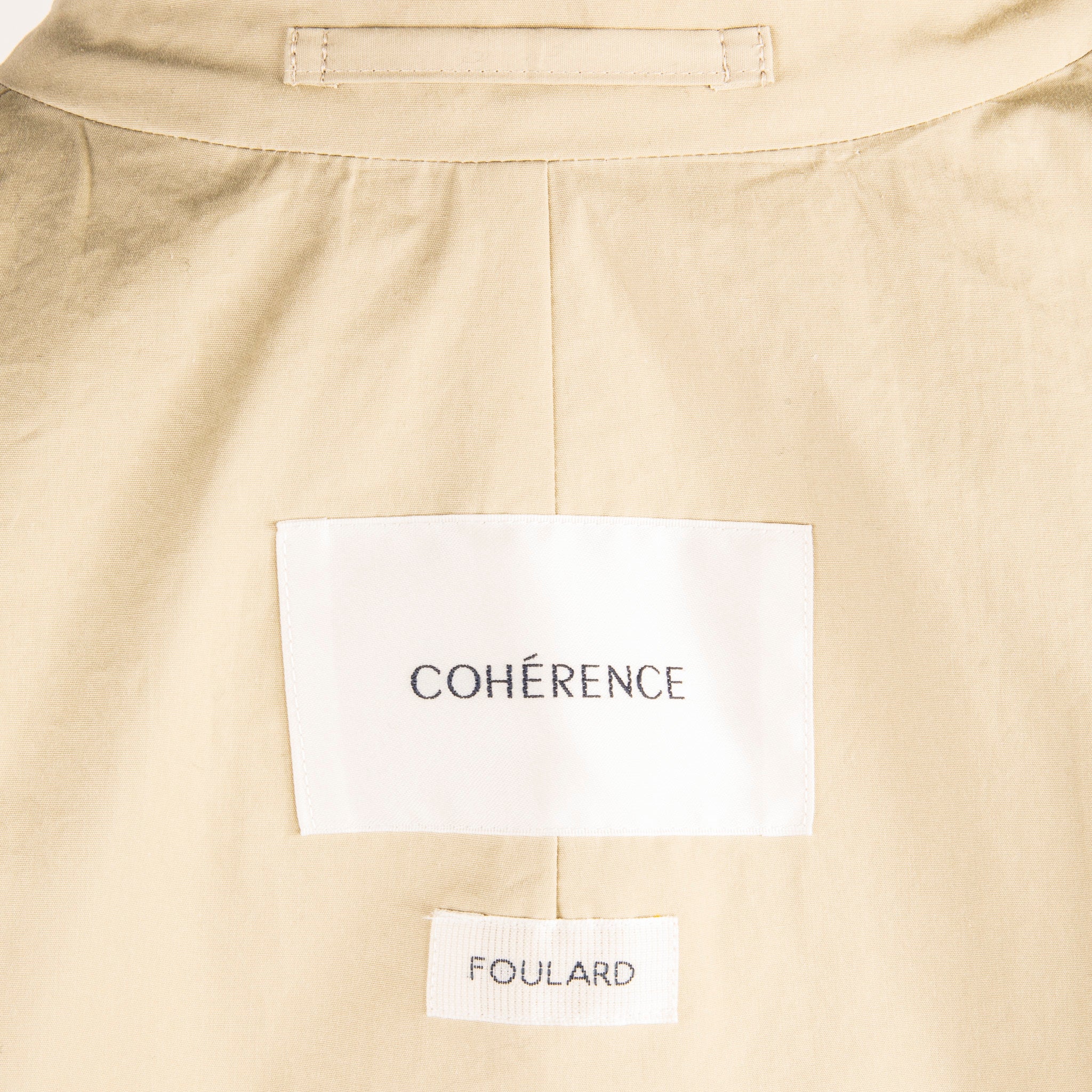 Cohérence Corb II Coat Weather Resistant Light Cotton Sand