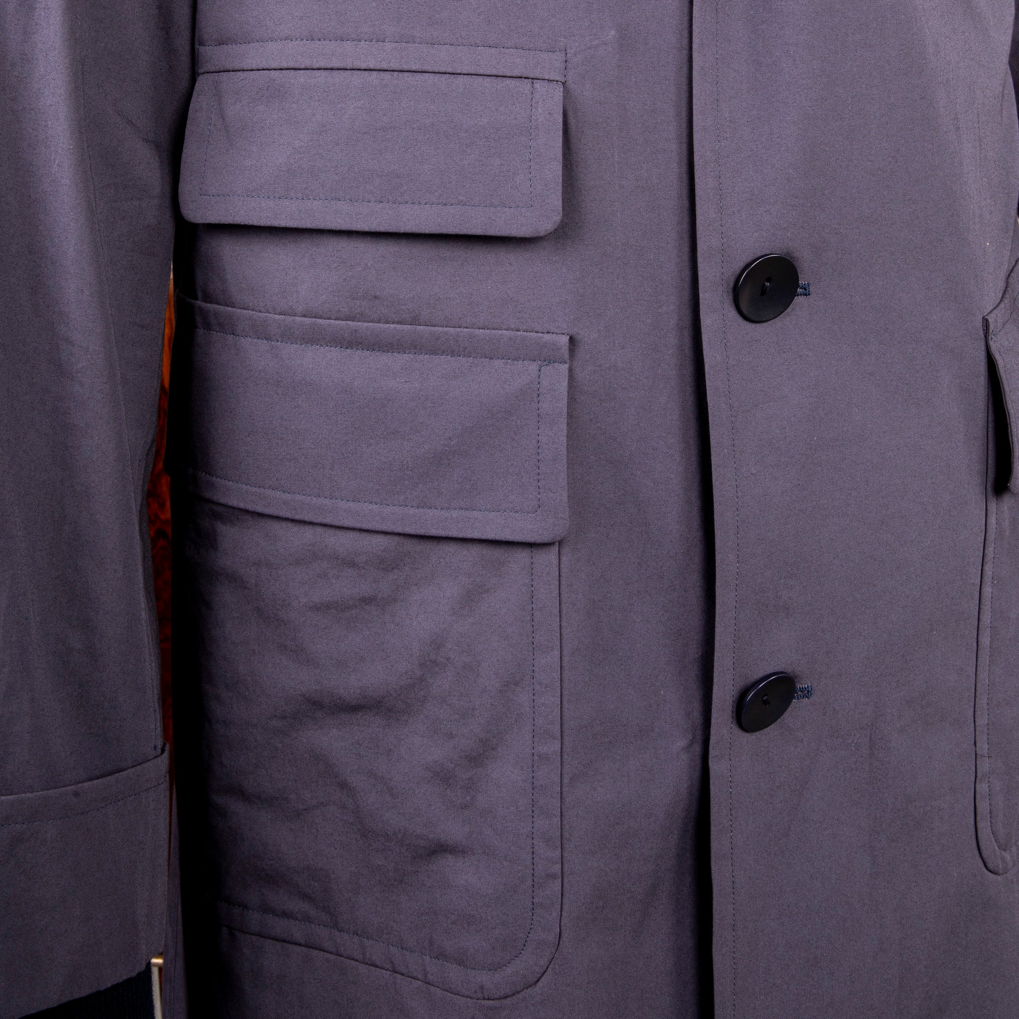 Cohérence Corb II Coat Weather Resistant Light Cotton Slate Blue