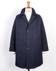 Cohérence Corb II Coat Gabardine Dark Blue