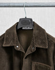 Stone Island Organic Cotton Corduroy 800 Overshirt Coal Grey