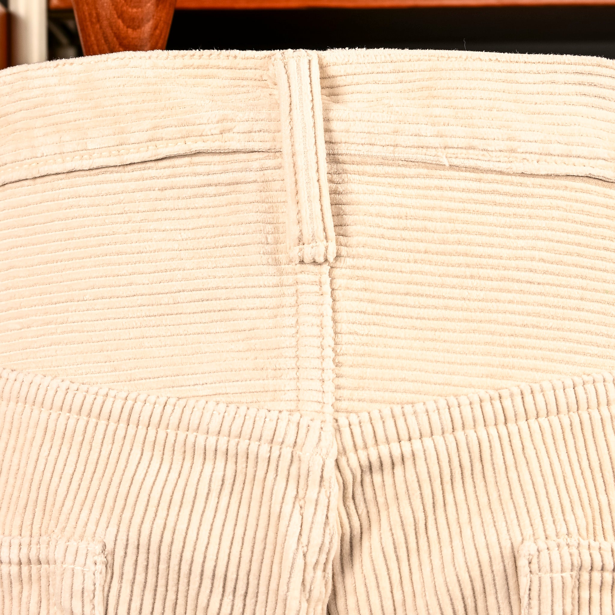 Fullcount x Frans Boone 1103 Clean Straight 8-Wale Corduroy Ivory