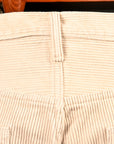 Fullcount x Frans Boone 1103 Clean Straight 8-Wale Corduroy Ivory
