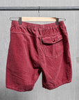 Remi Relief 16 Wale Corduroy Easy Shorts Bordeaux