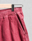 Remi Relief 16 Wale Corduroy Easy Shorts Bordeaux