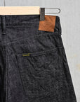 The Corona Utility CP005 - W05 5-Pocket Black Denim