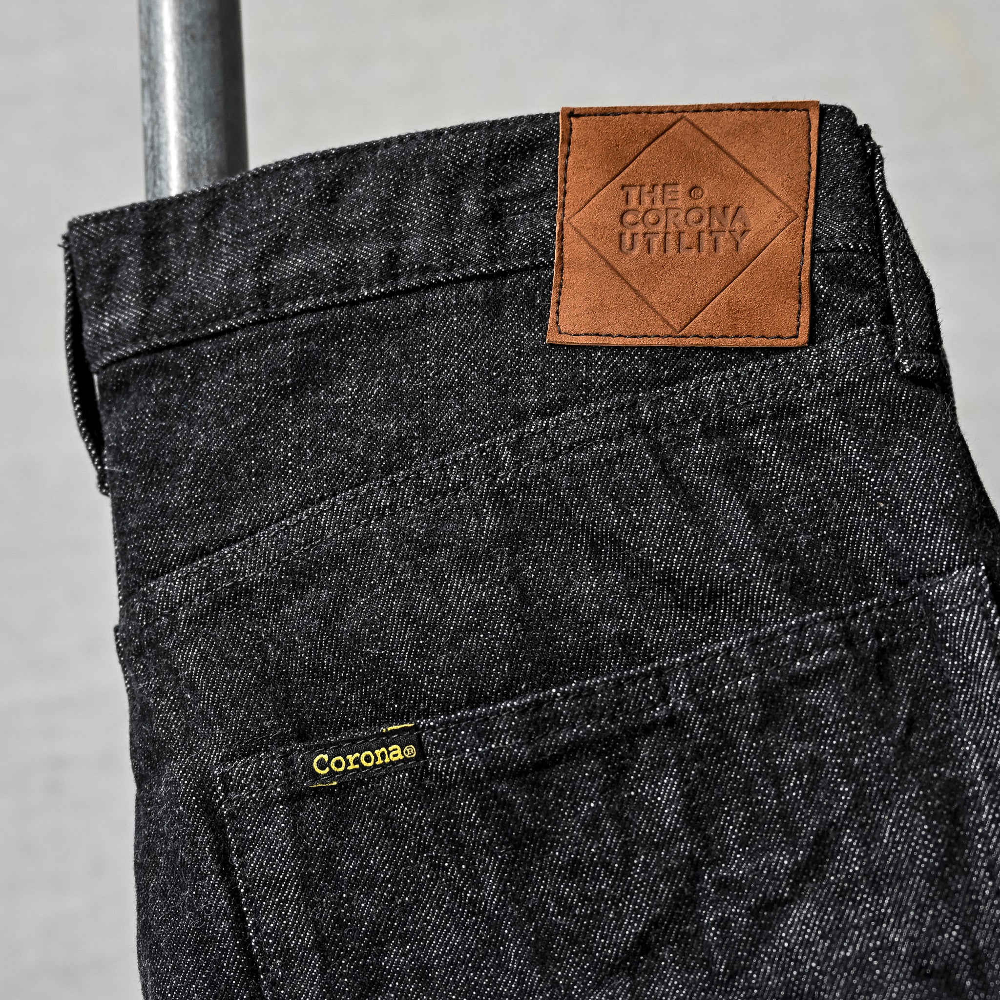 The Corona Utility CP005 - W05 5-Pocket Black Denim