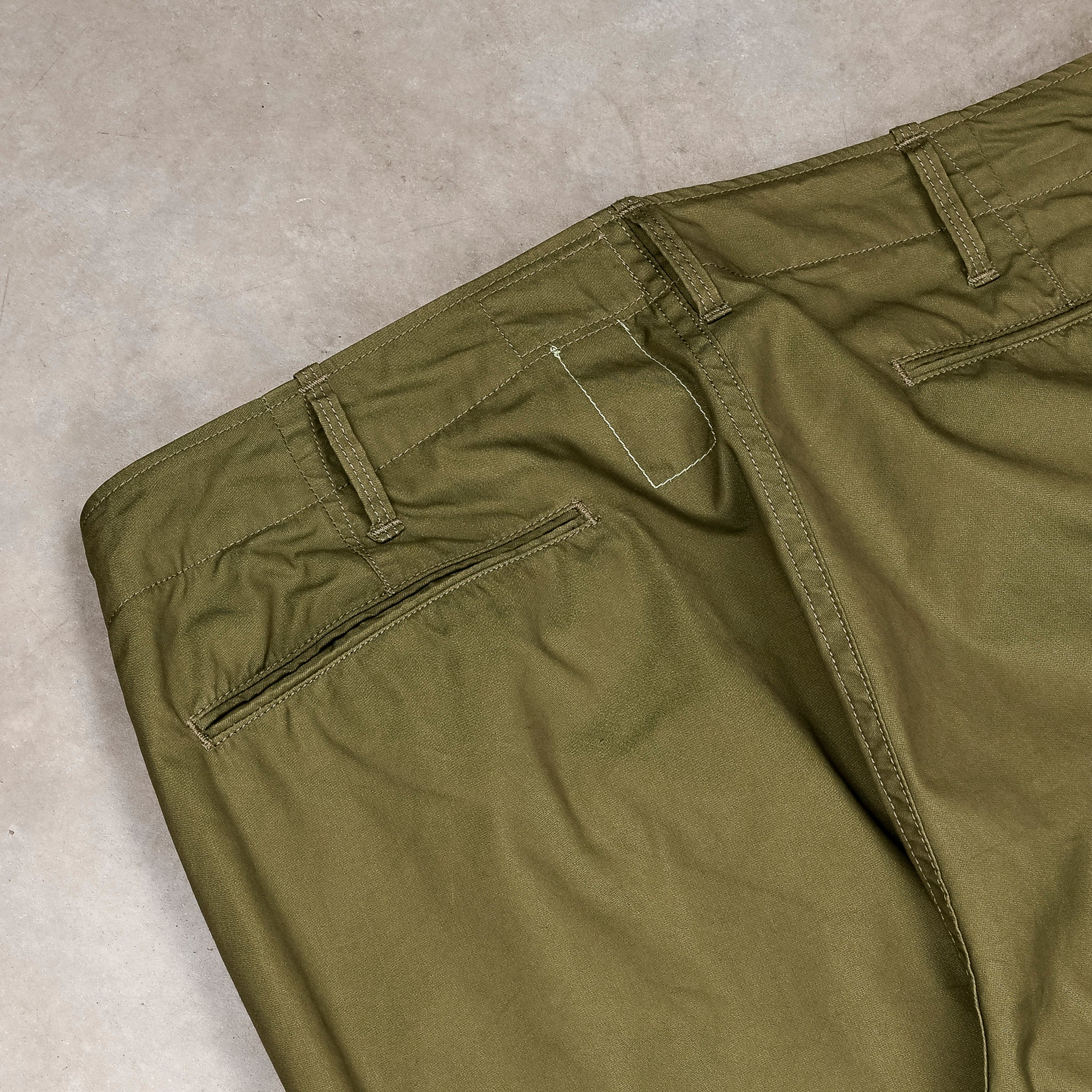 The Corona Utility M-41 Slacks High Density Poplin Olive Green