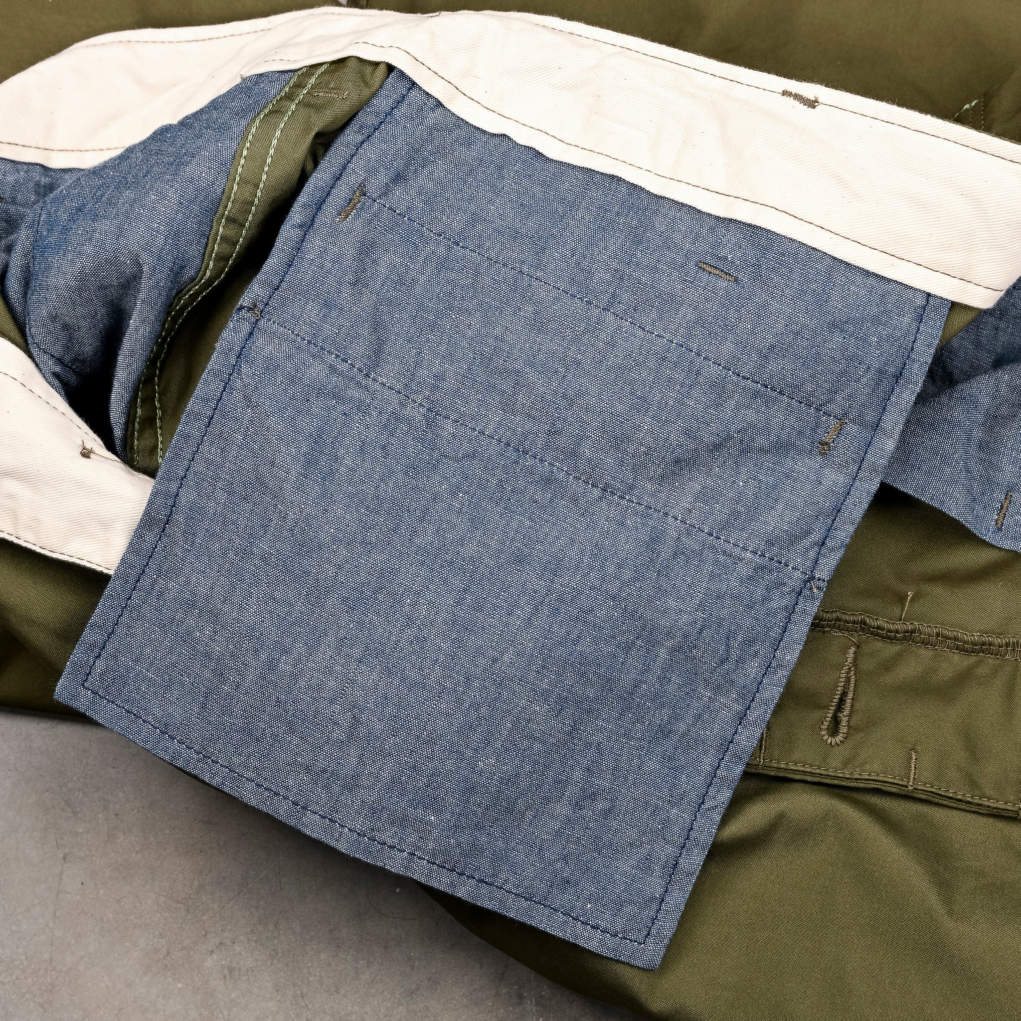 The Corona Utility M-41 Slacks High Density Poplin Olive Green