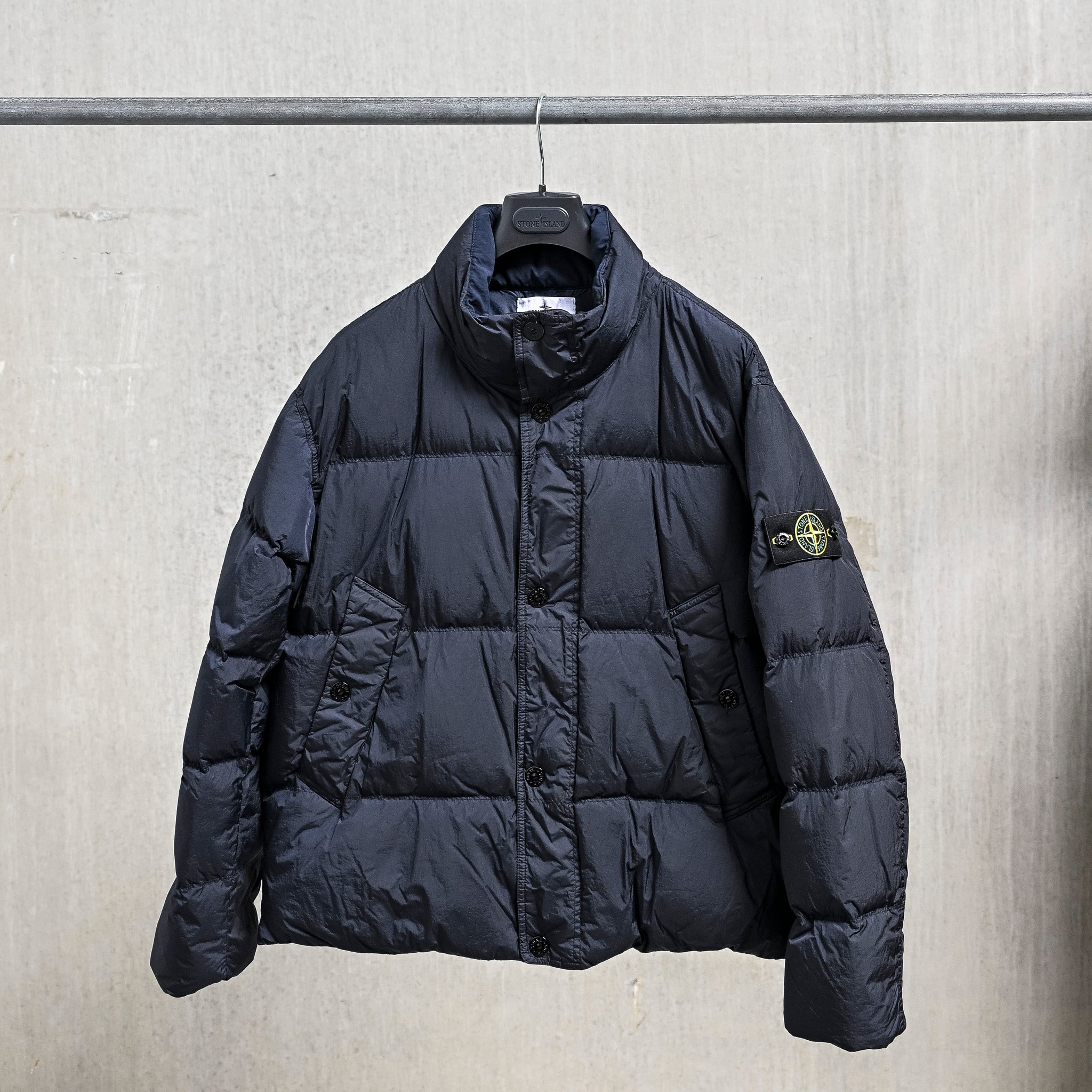 STONE  CRINKLE REPS NY DOWN ダウン Stone Island Crinkle Reps NY Down Jacket Navy Blue – Frans Boone Store