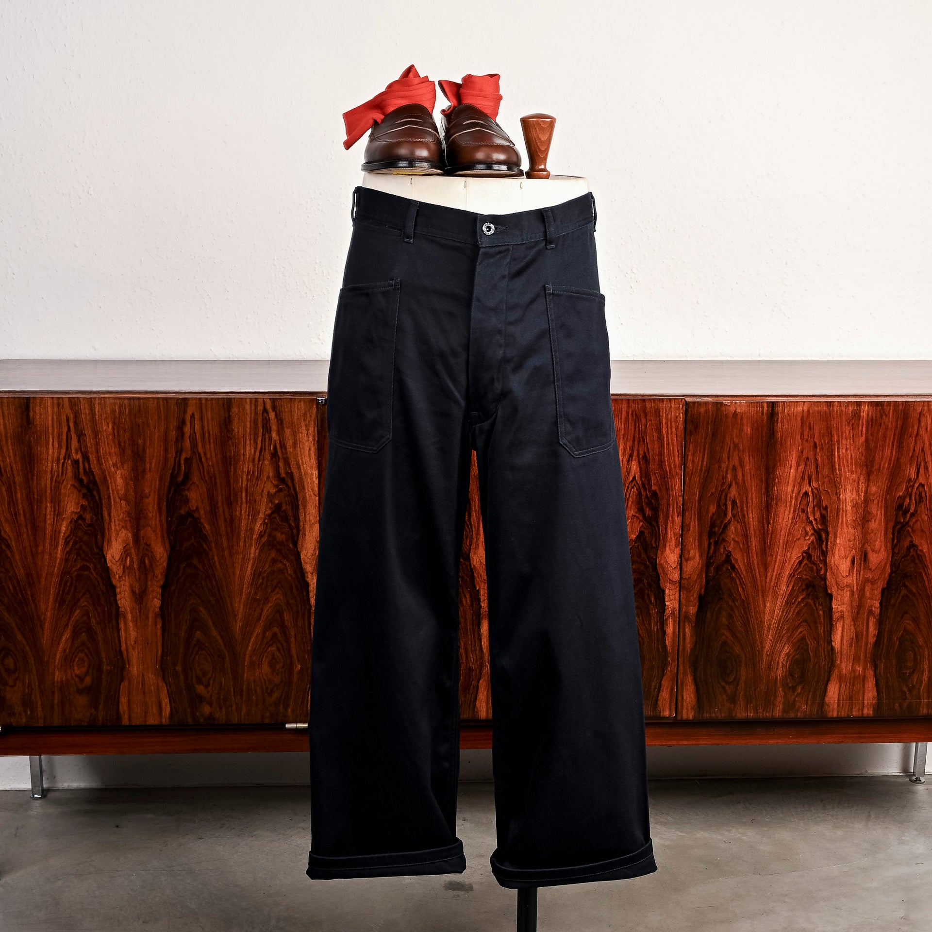 The Corona Utilty M-47 Utilty Slacks Airborne Twill Navy – Frans  display picture 1