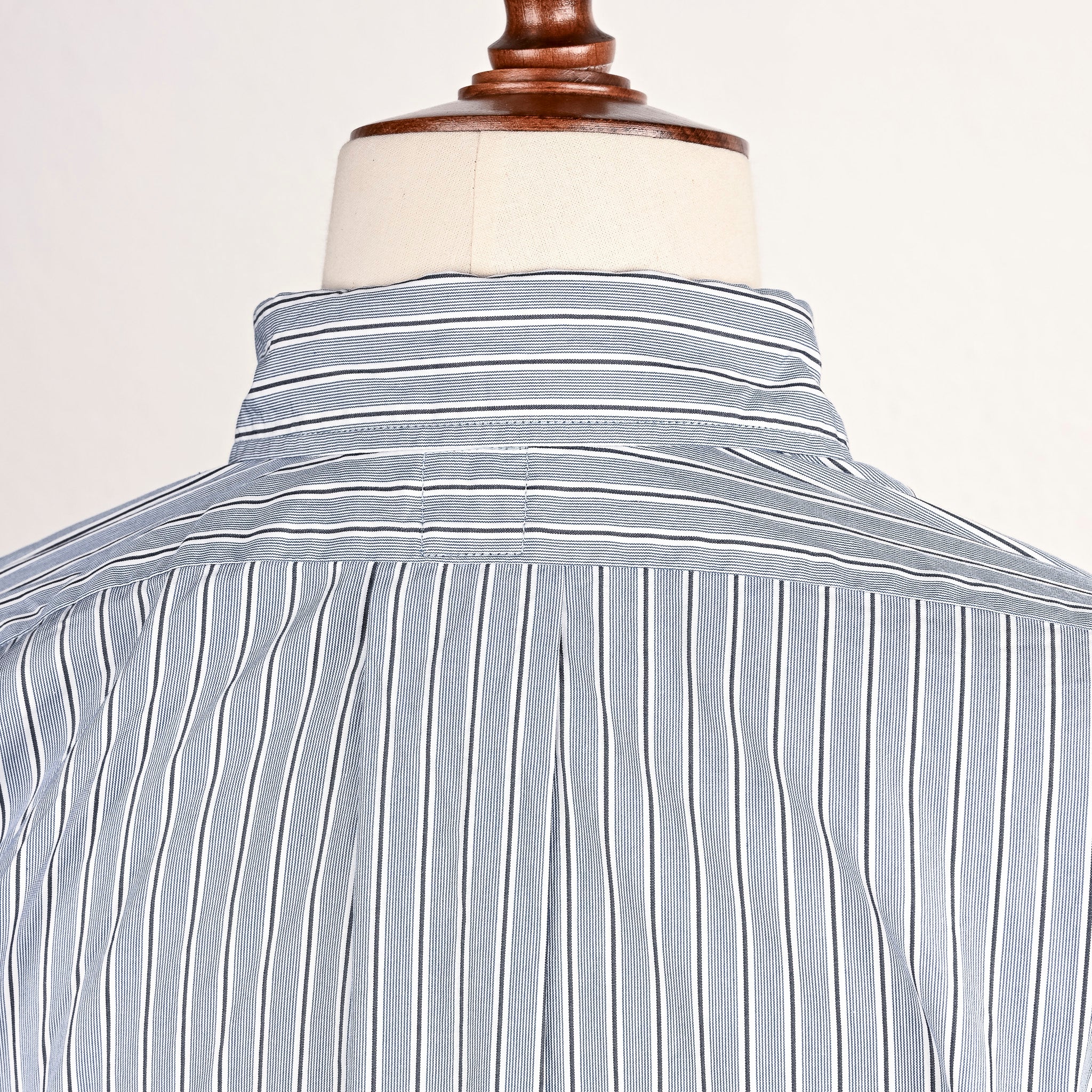 The Corona Utility W.C.W Pullover Shirt Stripe Blue Charcoal