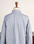 The Corona Utility W.C.W Pullover Shirt Stripe Blue Charcoal