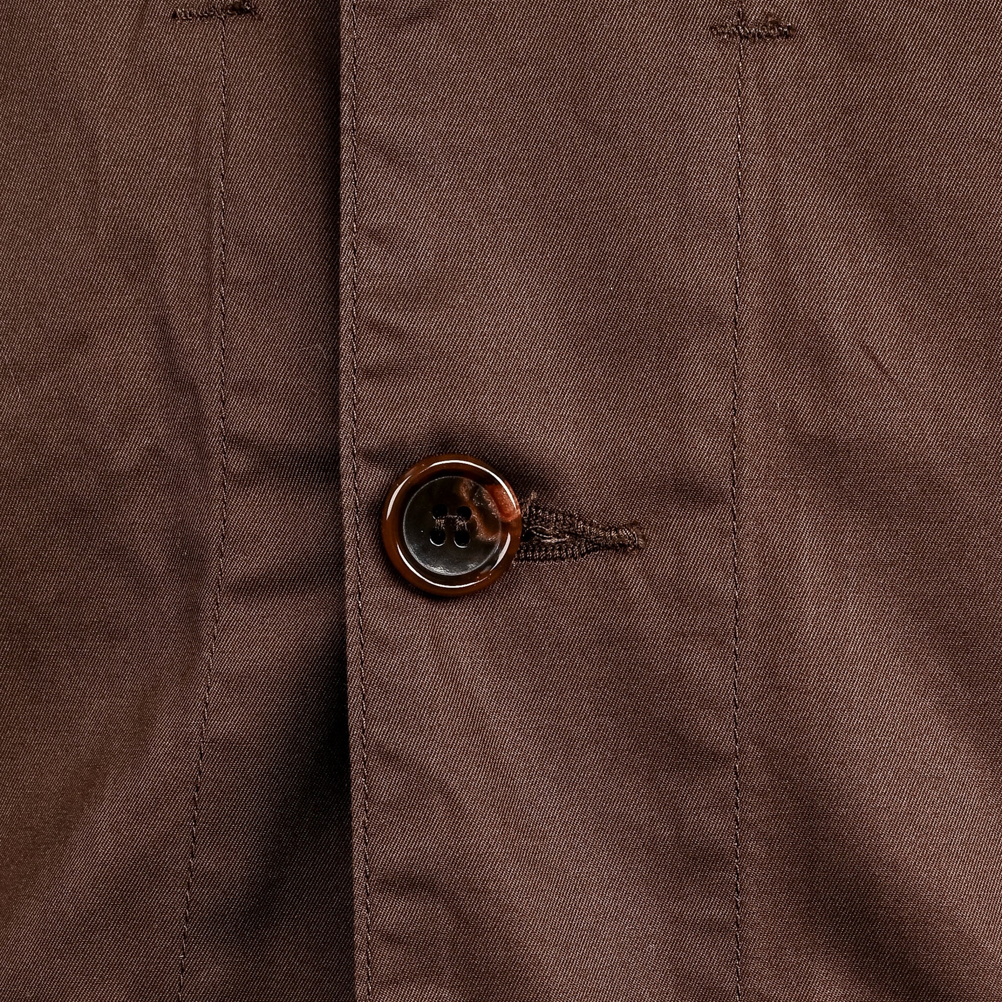 The Corona Utility Sherry Jacket High Density Gabardine Dark Brown