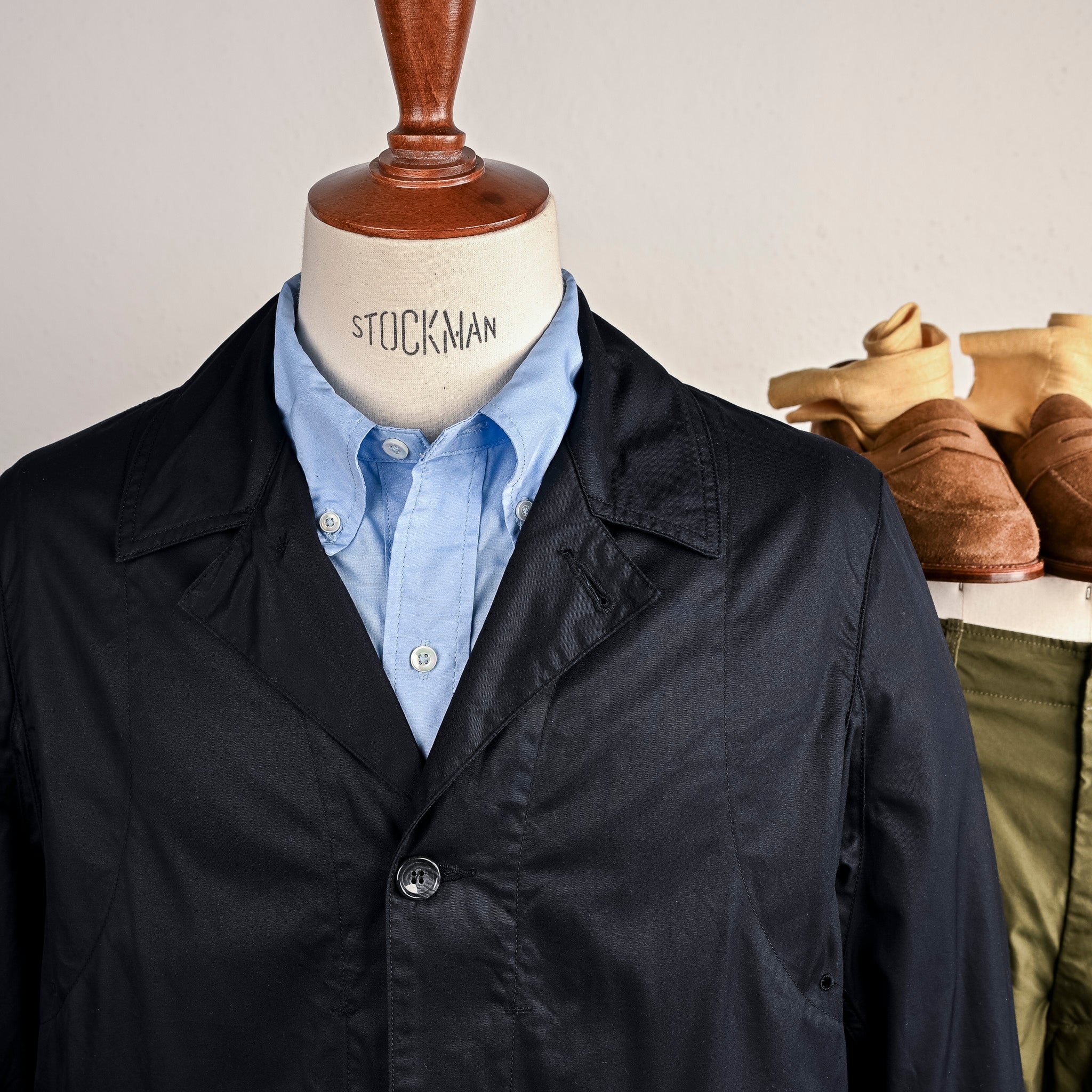 The Corona Utility Sherry Jacket High Density Gabardine Navy