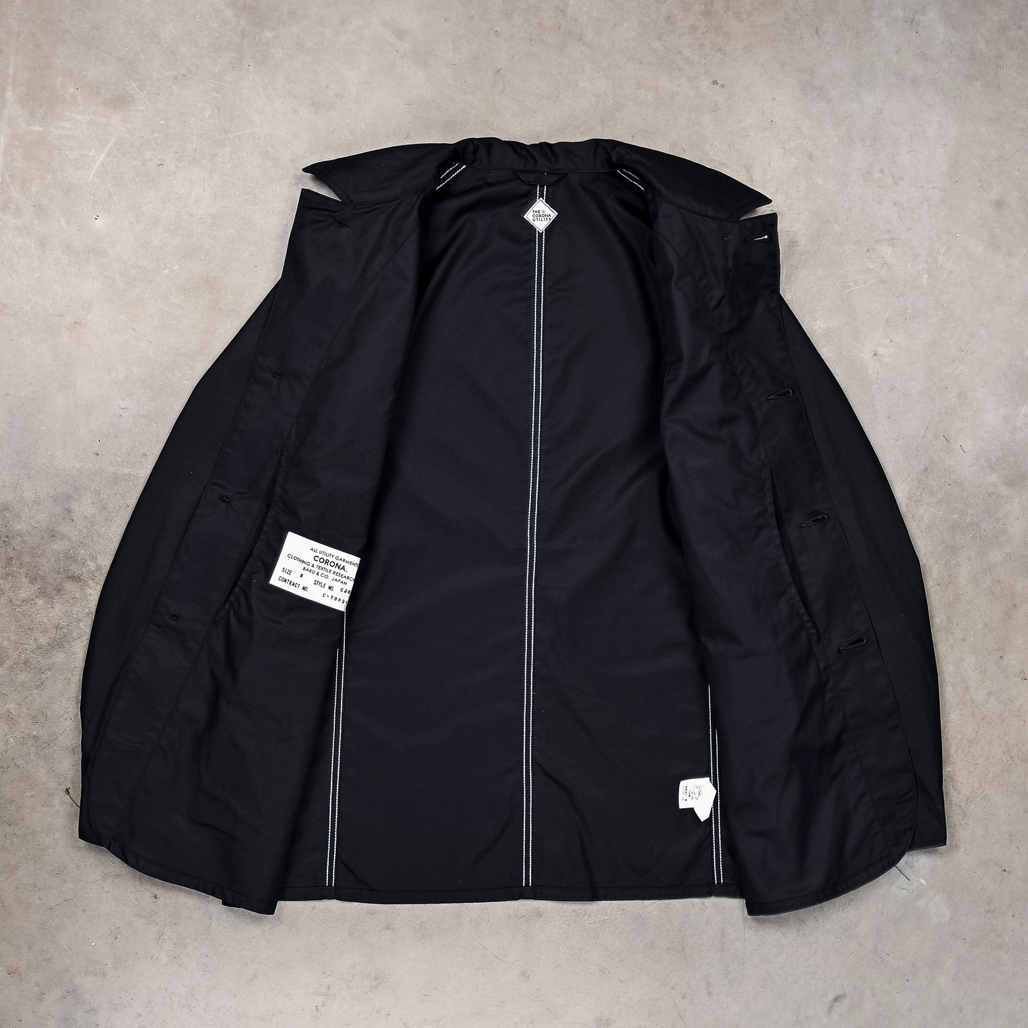 ジャケット・アウター THE CORONA UTILITY - SEAMEN'S COAT CJ067- SEAMEN'S COAT / Black – THE CORONA UTILITY