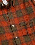 The Corona Utility W.C.W Pullover Shirt Red x Green