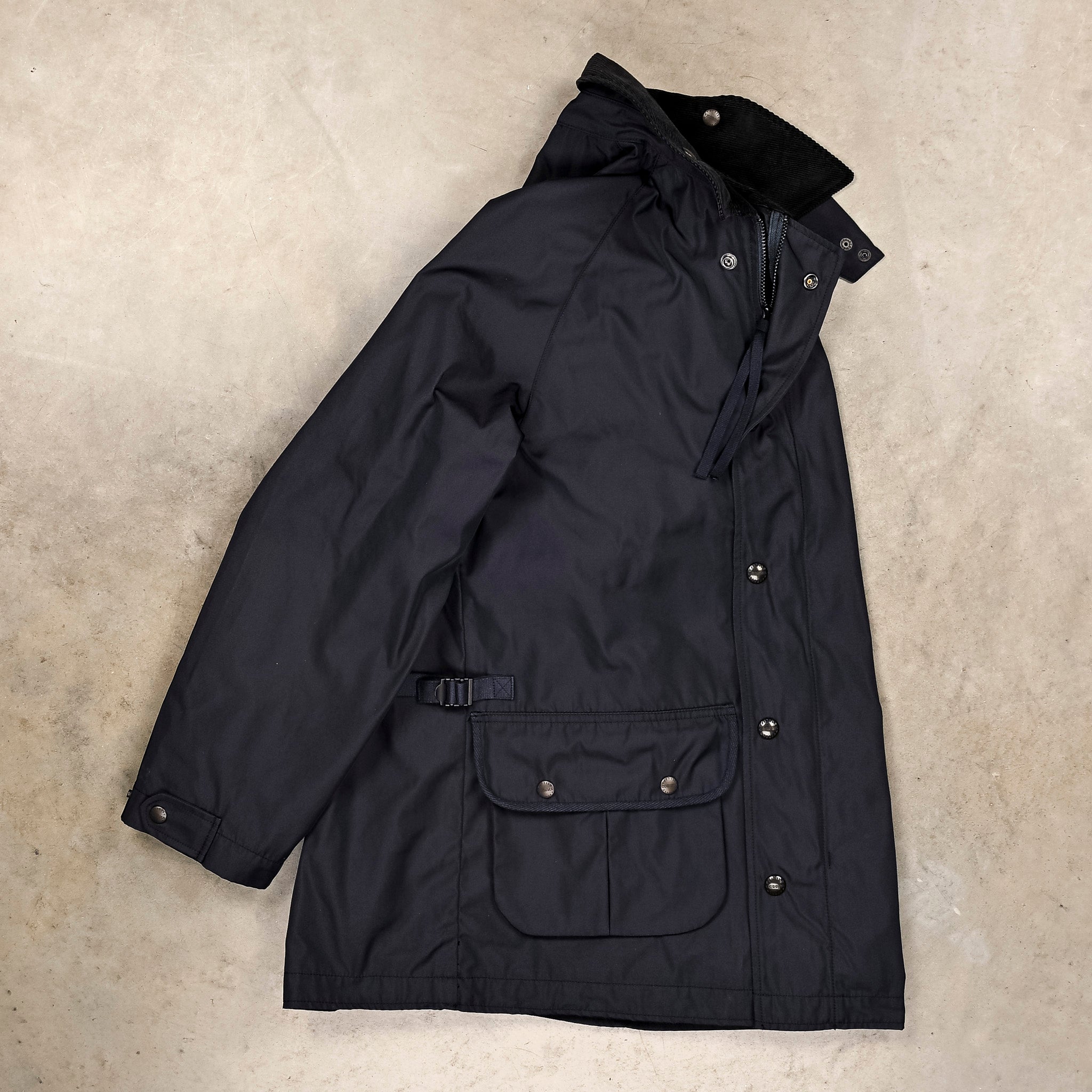 The Corona Utility CJ079 Gale Hunter Coat High-Density Ester Gabardine Navy