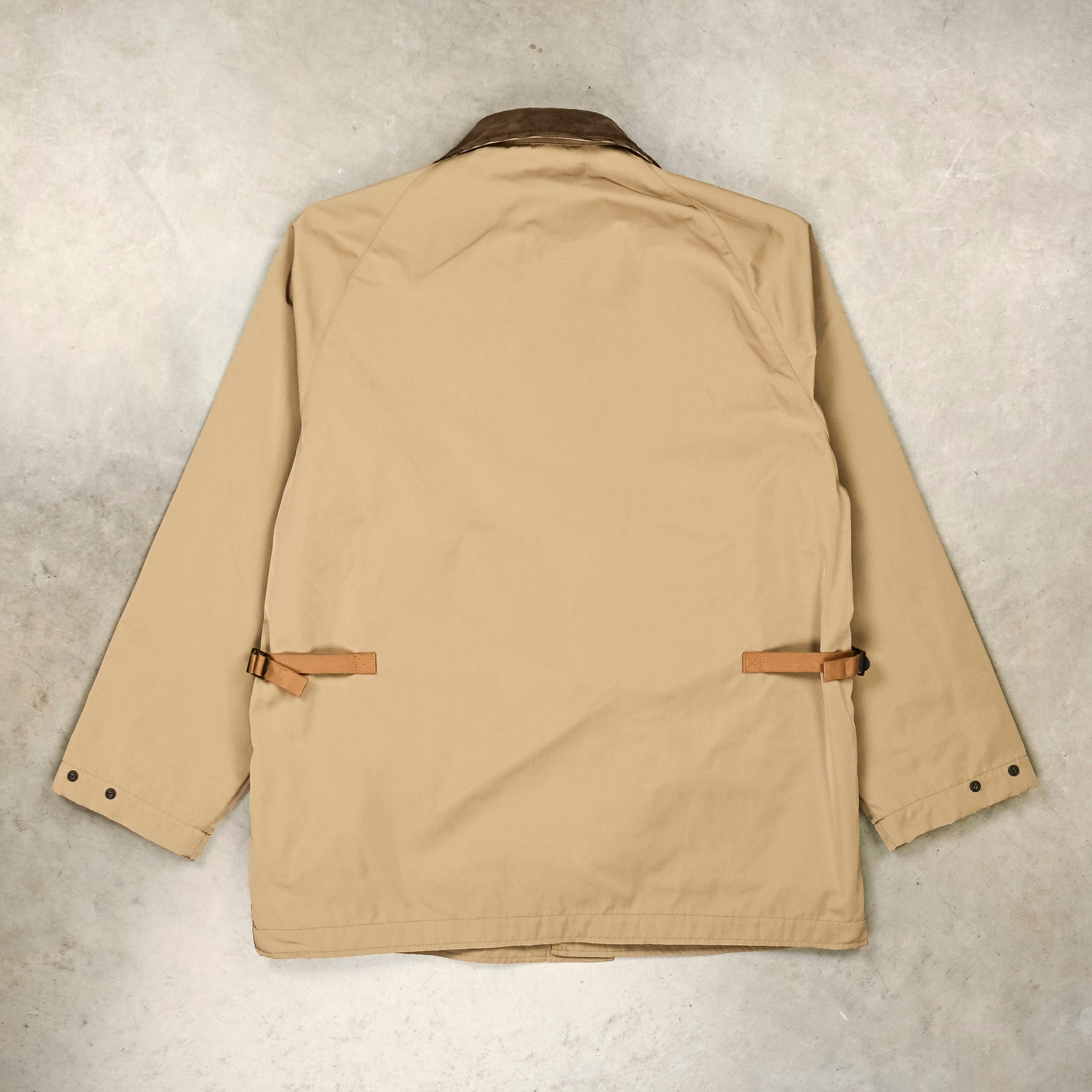 The Corona Utility CJ079 Gale Hunter Coat Beige High-Density Ester Gabardine Khaki