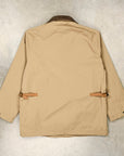 The Corona Utility CJ079 Gale Hunter Coat Beige High-Density Ester Gabardine Khaki