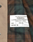 The Corona Utility CJ079 Gale Hunter Coat Beige High-Density Ester Gabardine Khaki