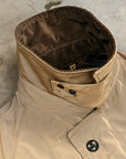 The Corona Utility CJ079 Gale Hunter Coat Beige High-Density Ester Gabardine Khaki