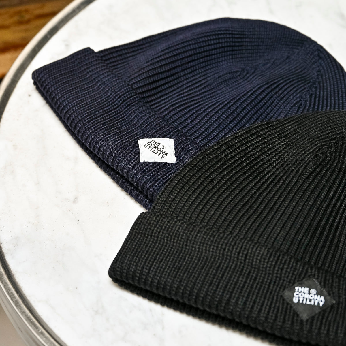 The Corona Utility CA019 Wool Watch Cap Navy