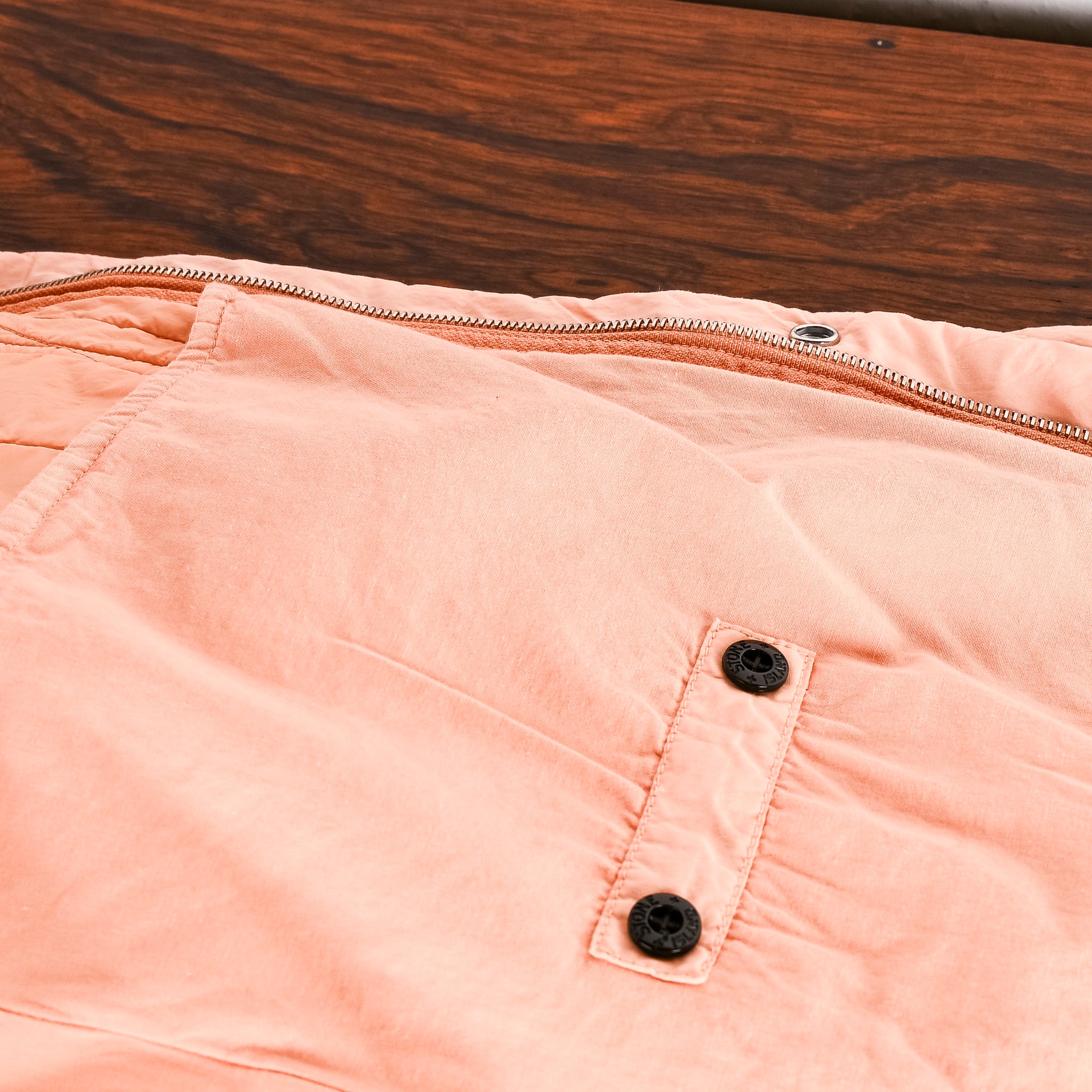 Stone Island Cotton Nylon Tela Quilted TC Jacket Plaster Pink