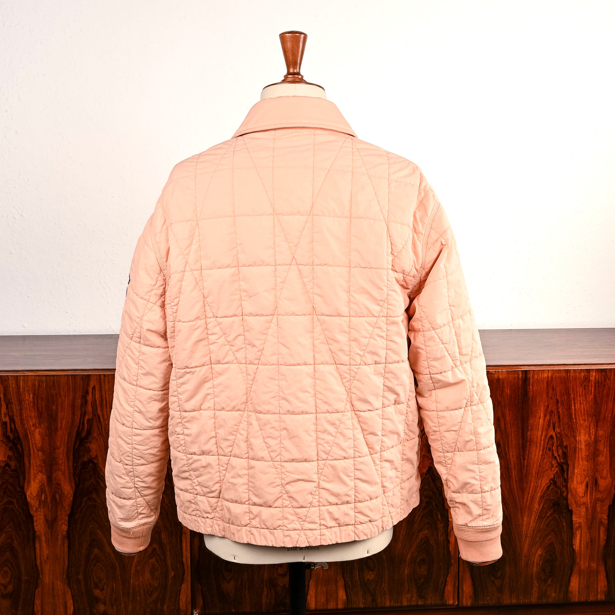 Stone Island Cotton Nylon Tela Quilted TC Jacket Plaster Pink