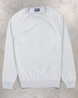 Drumohr superlight frost cotton sweater Grigio