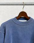 Olde H & Daughter Cotton Distressed Sweater Nitefog