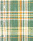Gitman Vintage x Frans Boone Cotton Linen Crepe Check Kelly Green