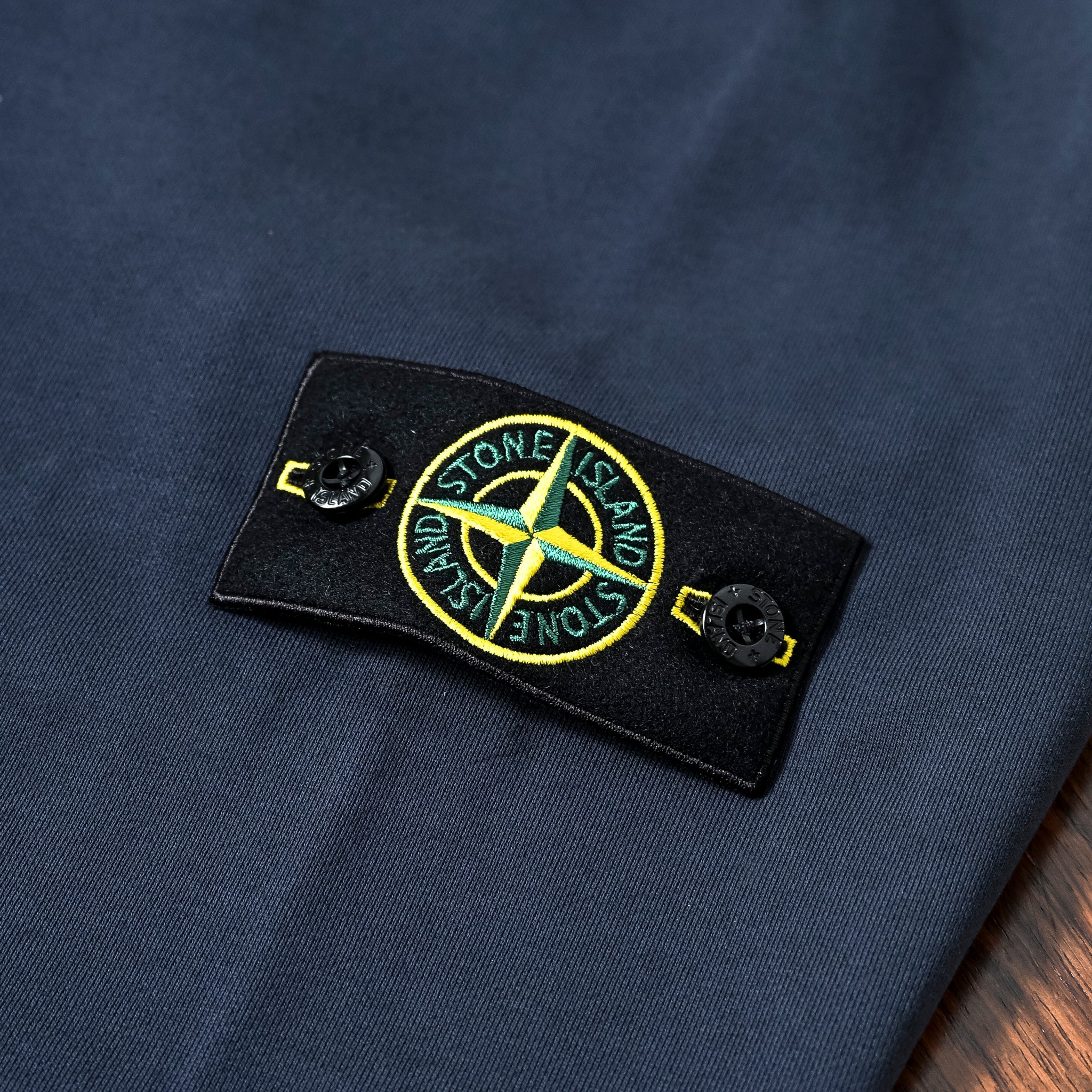 Stone Island Zip-up Hoodie Oversized-fit Blue Navy