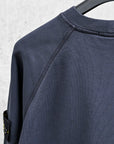 Stone Island Raglan Sweatshirt Oversized-Fit Blue Navy