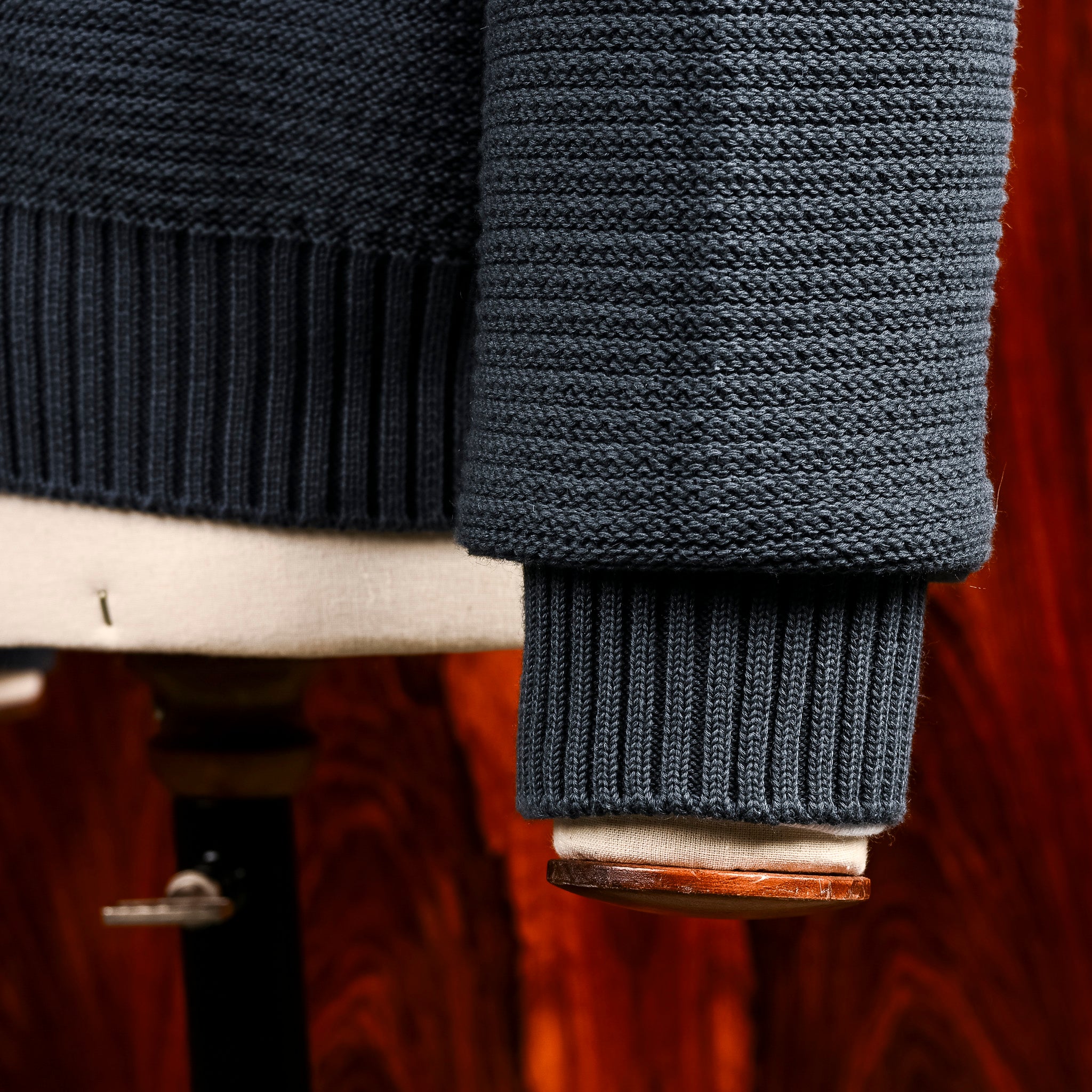 Stone Island Ghost Cotton-Cashmere Knit Crew Neck Slate Blue