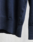 William Lockie x Frans Boone 30G Loro Piana 170's Wish Crew Neck Nero Navy