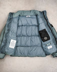 Stone Island Crinkle Reps NY Down Jacket Ocean Green