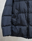 Stone Island Crinkle Reps NY Hooded Down Jacket Navy Blue