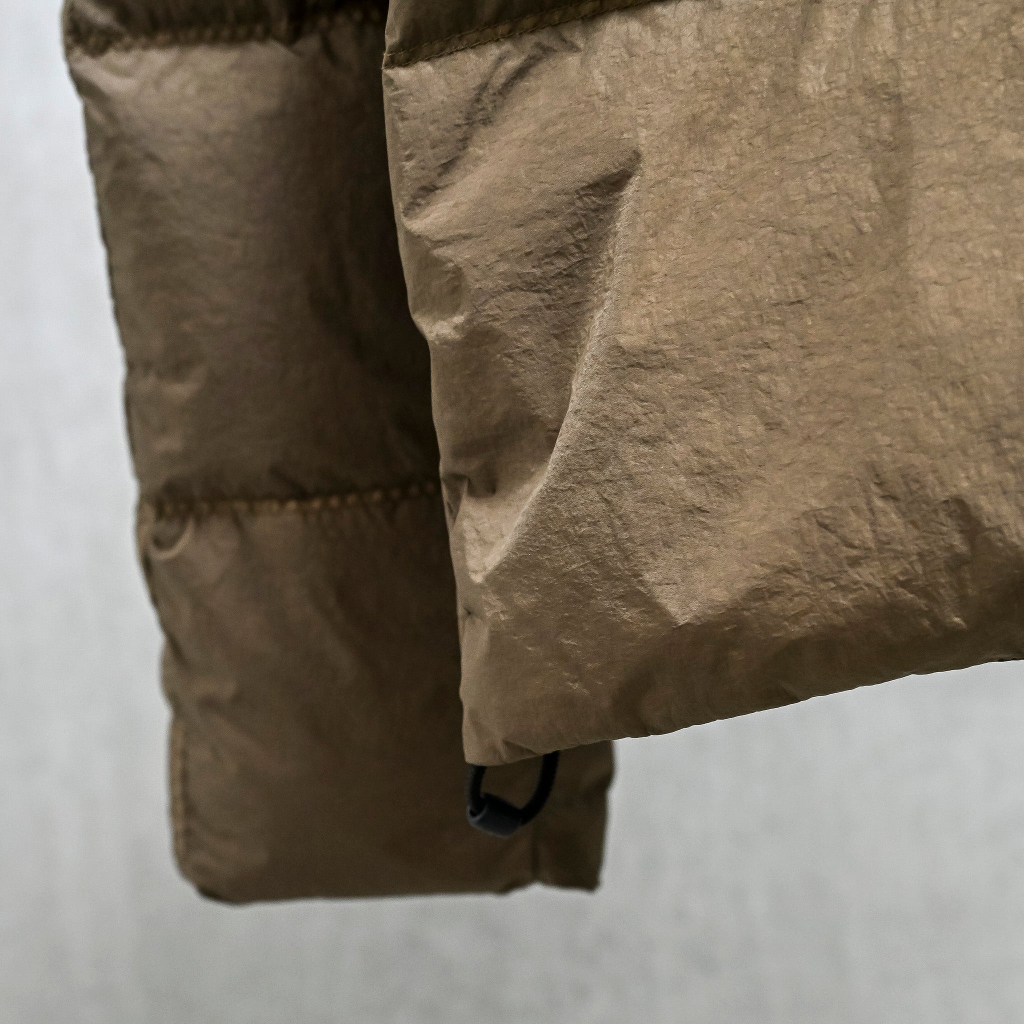 Stone Island Crinkle Reps NY Down Jacket Military Green