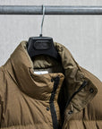 Stone Island Crinkle Reps NY Down Jacket Military Green