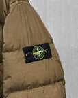 Stone Island Crinkle Reps NY Down Jacket Military Green