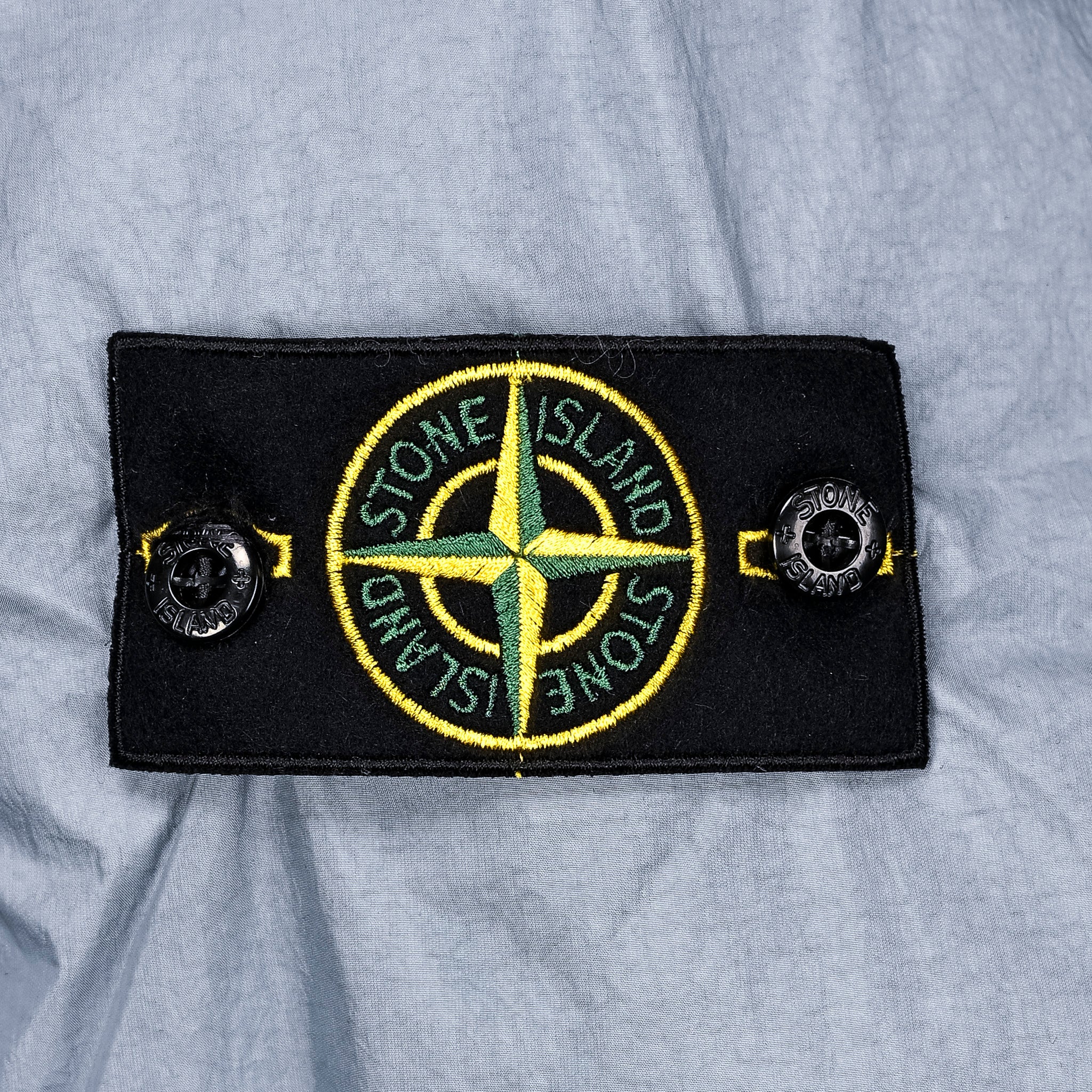 Stone Island Crinkle Reps NY Hooded Jacket Avio Blue