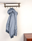 Stone Island Crinkle Reps NY Hooded Jacket Avio Blue